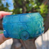 Resin 70's Bus - Blue and Green