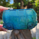 Resin 70's Bus - Blue and Green