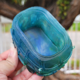 Resin 70's Bus - Blue and Green