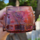 Resin 70's Bus - Purple, Copper and Magenta