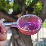 Resin Pan Shape Tealight Holder - Purple with Glitter