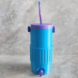 Can Cooler Holder 12 oz Slim - Nurse EKG Purple and Blue Ombre