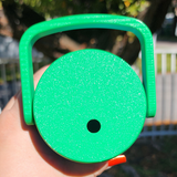 Can Cooler Holder 12 oz - Cyan Blue and Green