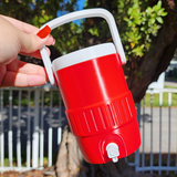 Can Cooler Holder 12 oz - Red and White