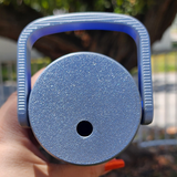 Can Cooler Holder 12 oz Slim - Blue and Silver