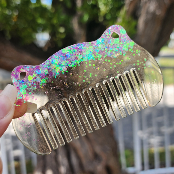 Cat Comb - Multichrome Glitter