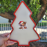 Resin Christmas Tree Tray - Reindeer