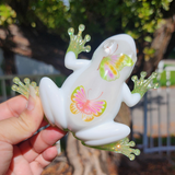 Resin Frog - Butterflies