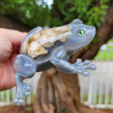 Resin Frog - Mini Skulls with Gray