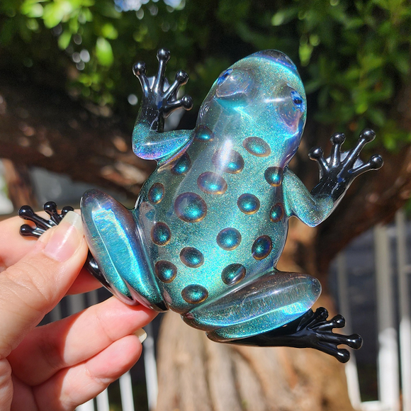 Resin Frog - Multichrome Rain Drops