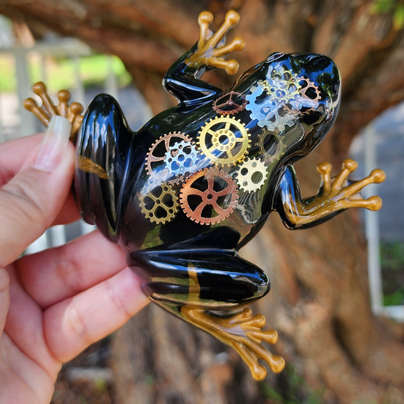 Resin Frog - Steampunk