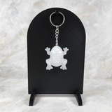 Resin Frog Keychain - Opal Glitter