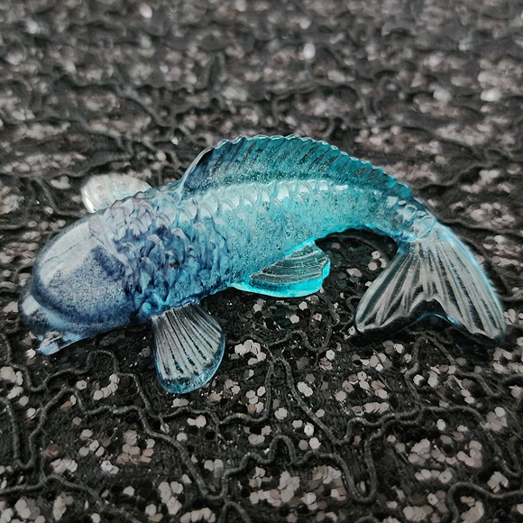 Koi Fish - Blue and Green