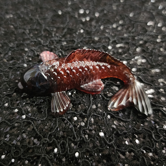Resin Koi Fish - Dark Multicolored