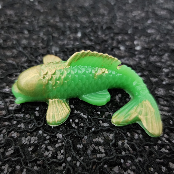 Koi Fish - Jade and Gold