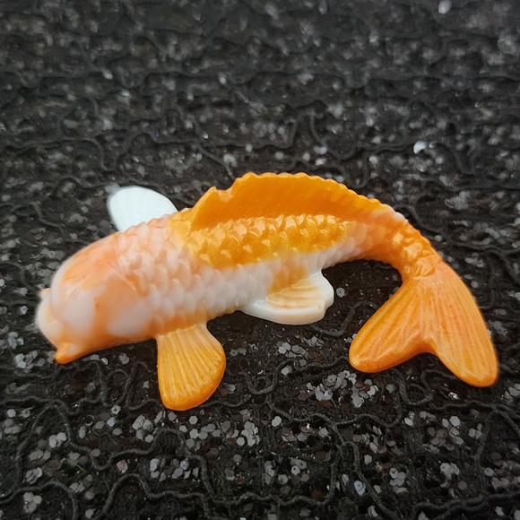 Resin Koi Fish - Orange and White
