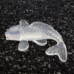 Koi Fish - Clear with Glitter