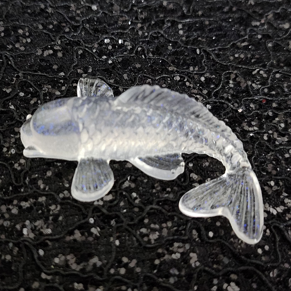 Koi Fish - Clear with Glitter