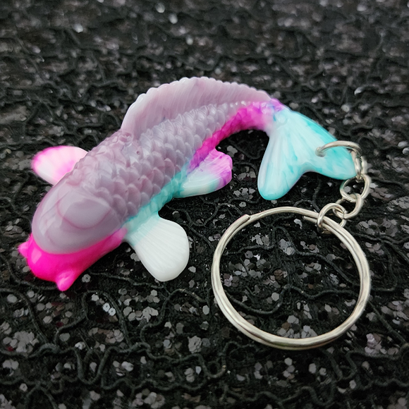 Koi Fish Keychain - Multicolored