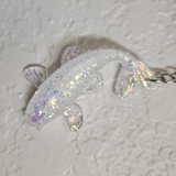 Resin Koi Fish Keychain - Opal Glitter