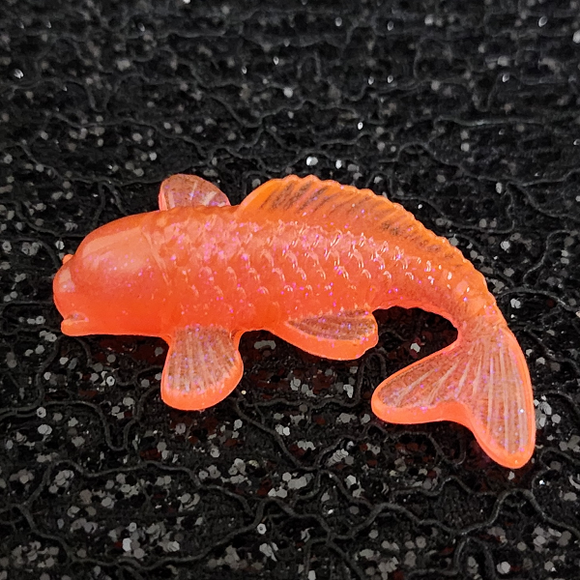 Koi Fish - Orange with Glitter