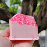 Resin Large Makeup Storage -  Pink with Pink Holographic Glitter