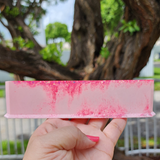 Resin Large Makeup Storage -  Pink with Pink Holographic Glitter