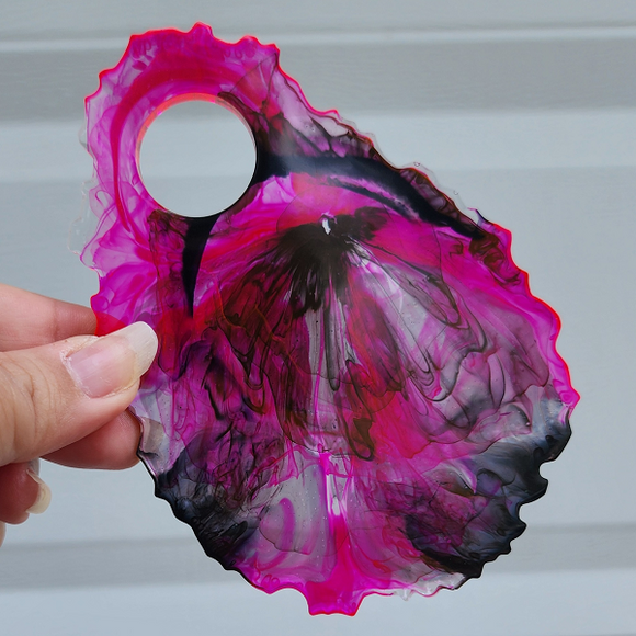 Resin Mixing Palette - Pink and Black