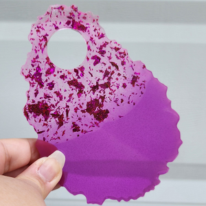 Resin Mixing Palette - Purple with Purple Flakies
