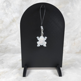 Resin Phone Charm Frog - Opal Glitter