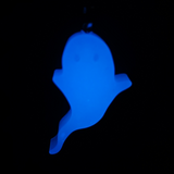Resin Phone Charm Ghost - Glow in the Dark Blue Style 1
