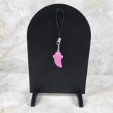 Phone Charm Ghost - Glow in the Dark Pink Style 2