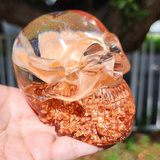 Resin Skull - Light up Flower