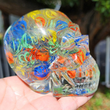 Resin Skull - Marbles