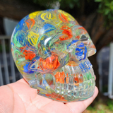 Resin Skull - Marbles