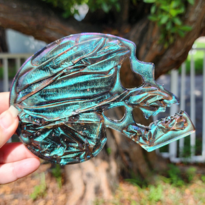 Resin Skull Coaster
