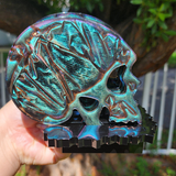 Resin Skull Coaster Set