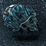 Resin Skull Coaster Set
