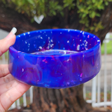 Resin Small Decorative Bowl - Blue and Purple