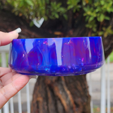 Resin Small Decorative Bowl - Blue and Purple