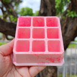 Resin Small Makeup Storage -  Pink with Pink Holographic Glitter