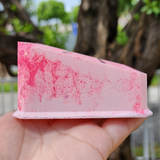 Resin Small Makeup Storage -  Pink with Pink Holographic Glitter