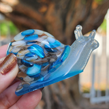 Resin Snail - Crushed Seashells